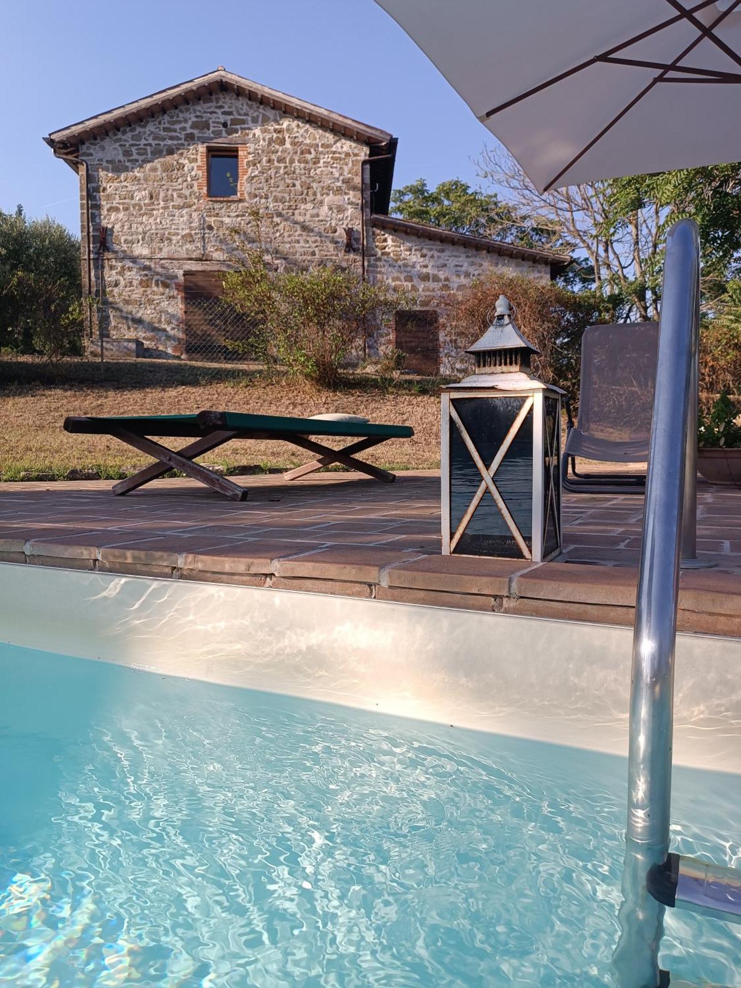 La Brocca Di Valdichiascio Villa กุบบีโอ ภายนอก รูปภาพ